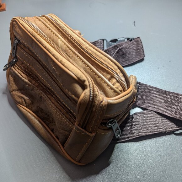 Genuine Leather Waist Pack - Picture 1 of 5
